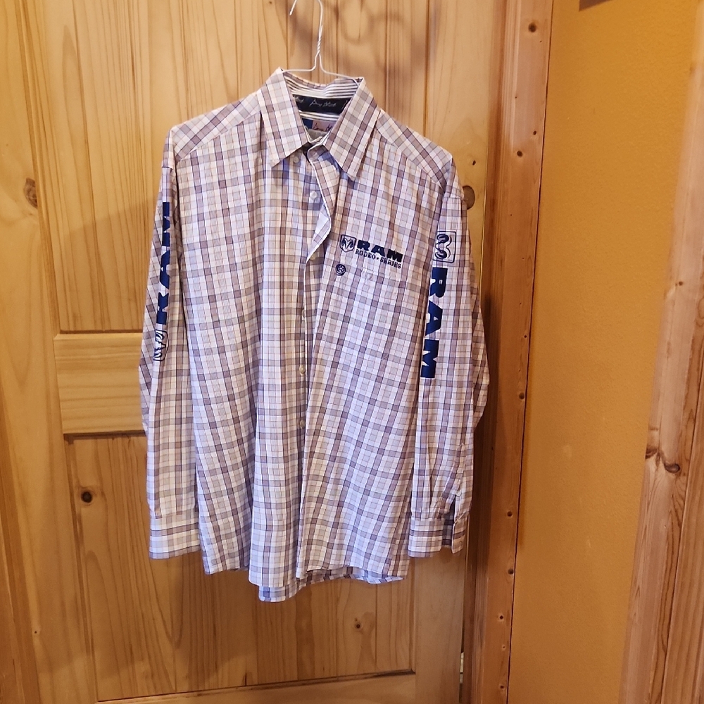 Mens Wrangler Western Shirt Size L